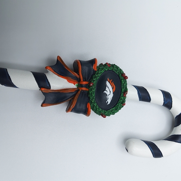 Denver Broncos Candy Cane Ornament - Picture 4 of 5